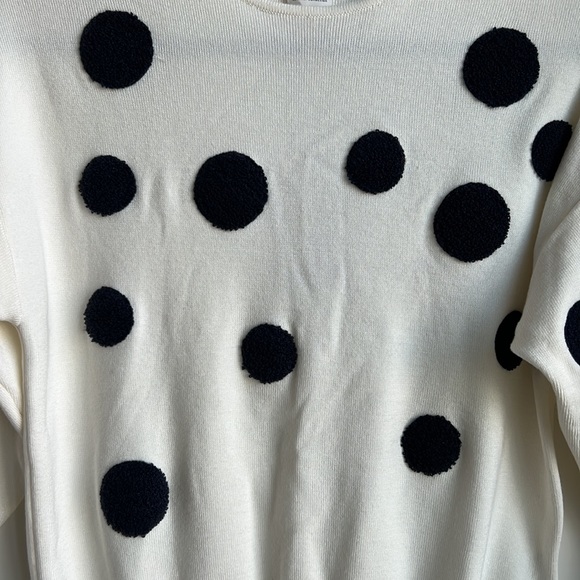 Zara Girls Knitwear Summer Collection Polka Dot Sweater - Picture 5 of 11